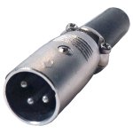 PROFICON XLR MALE PLUG 1 οικονομικό τριπολικό βύσμα επαγγελματικό αρσενικό φις